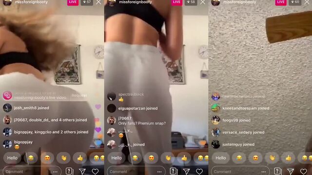 Hot twerk sexy dance with a fat ass white girl