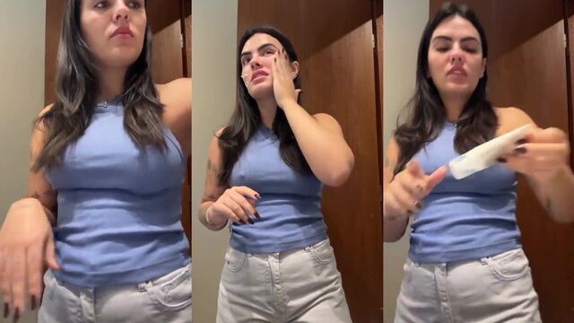 Bruna Sunaika has a great time with a young guy in a steamy scene