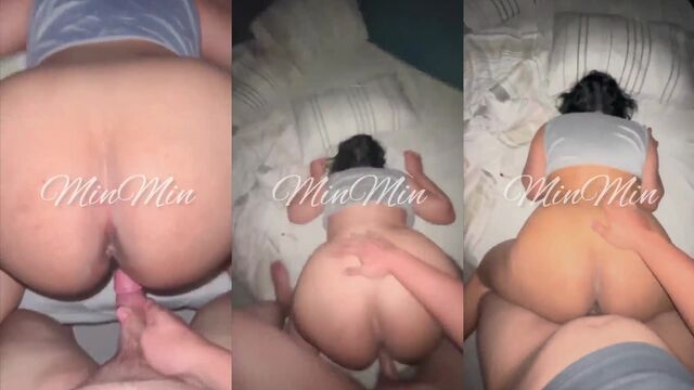 Two hot Malaysian babes having a threesome with a big ass dude