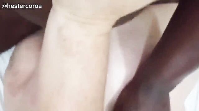 A hot and chubby woman has a lot of fun showing her body