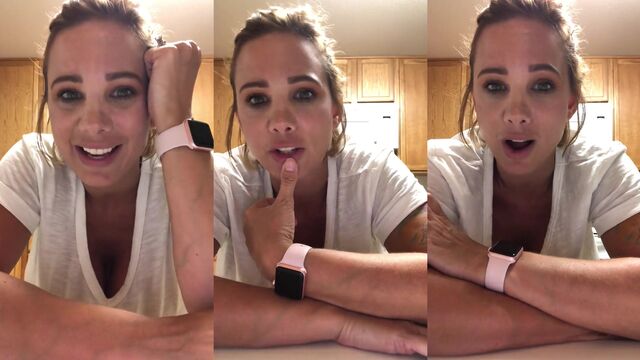 Busty MILF shows off huge tits while getting fucked hard