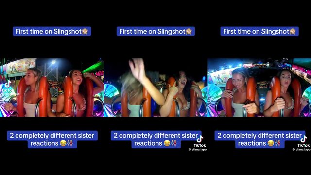 Bikini-clad beauty does striptease in slingshot micro bikini