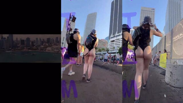 Candid teen ass shot in public, showcasing her sexy PAWG butt