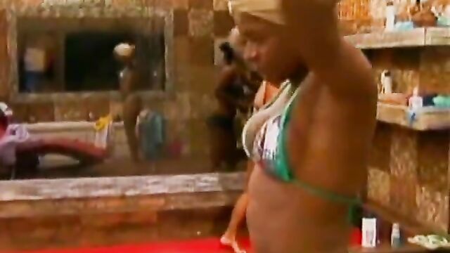 Best scenes of Brazilian babes changing clothes and posing by the pool