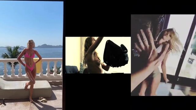 Elsa Hosk shows off her body in a stunning nude pose