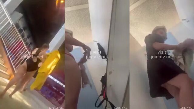 Pervert drunk guy creepshots ghetto booty, gets served a cock BBC