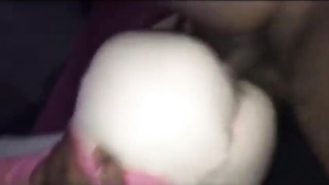 Interracial Rough BBC Backshots POV with a stunning snowbunny