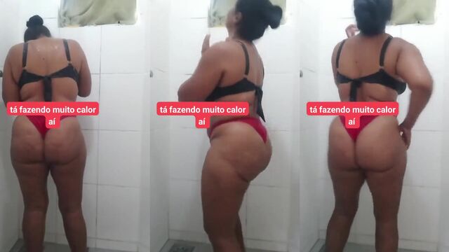 Bunda gostosa Morena Gata do Kwai Rabuda shaking big ass on TikTok