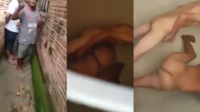 Bebados assistindo a vovozinha da velha sendo socada na plateia