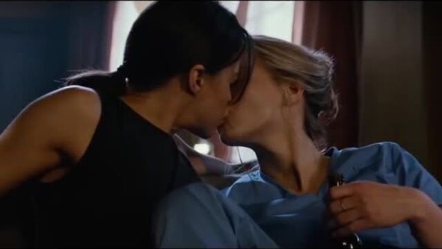Michelle Rodriguez Hot Lesbian kissing scene in NEMESI (4K ULTRA HD)