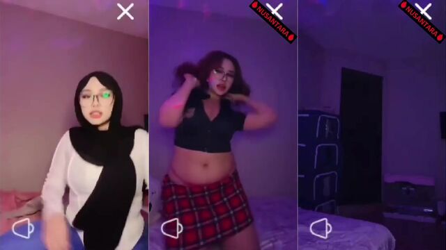 Hijabi woman gets fucked in the middle of the night