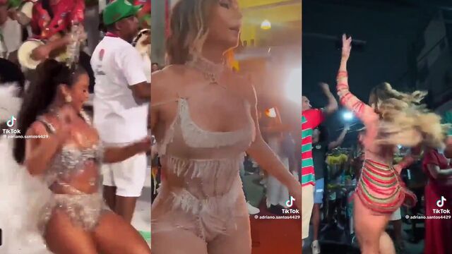 Short bikini dance with the hot Brazilian influencer Gostosa