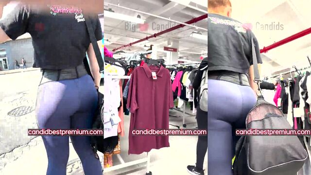 I caught a stunning Latina in a candid moment with her ass exposed!