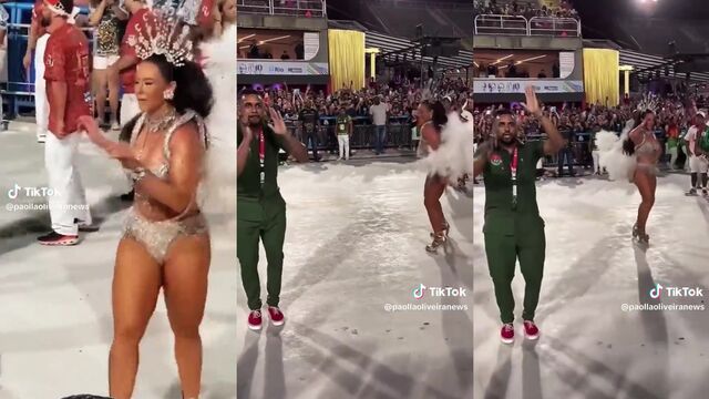 TikTok influencer does a sexy dancinha in her bikini