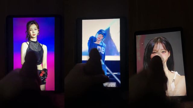 K-pop idol Winter of Aespa gets her pussy cumtributed