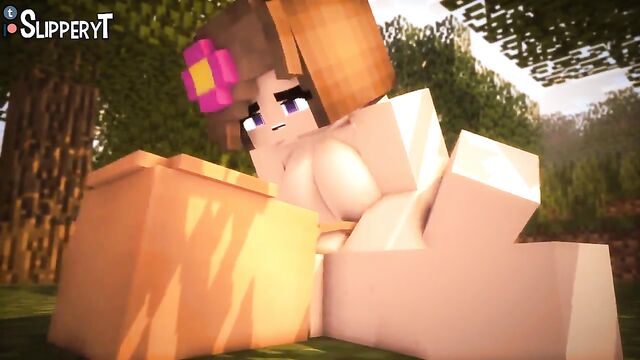 Minecraft Jenny Mod compilation, slip and fuck her
