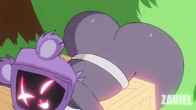 Hentai furry big ass action inspired by Fortnite vibes