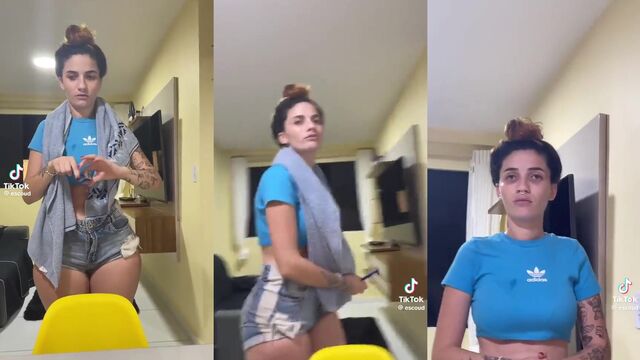 Famous influencer does TikTok dance challenge and gets fucked