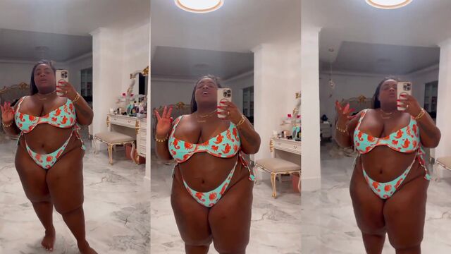 Hot and juicy BBW celebrating with a naughty chubby girl