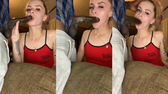 A toothless crackhead gives the best gumjob experience ever