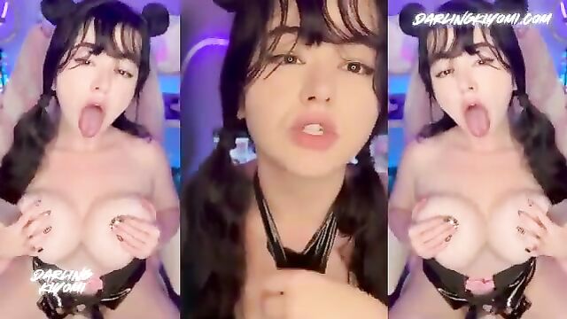Goon Addict pumps his cum for Darling Kiyomi’s humiliation