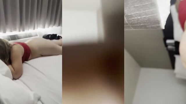 A lil white bitch slaving for that BBC full unedited video