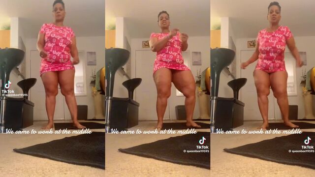 Ebony mature gives a blowjob to her bad student grandson