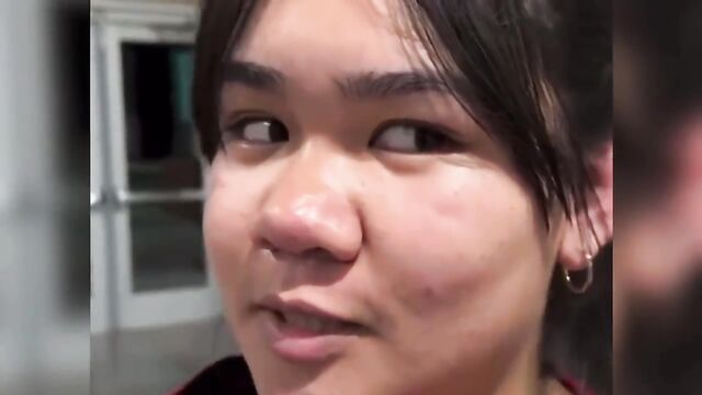 A fat black cock for the tight pussy of this thick Asian beauty