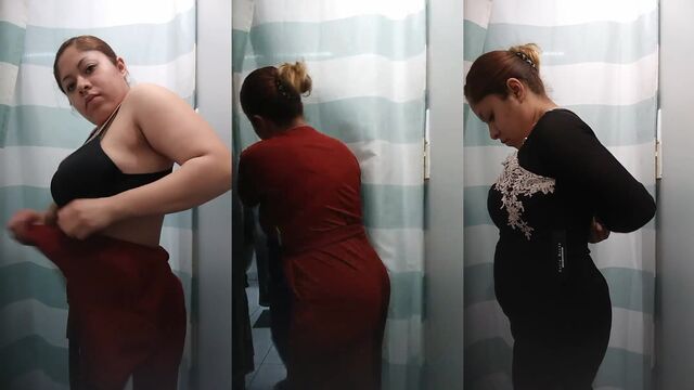 The best dressing room sex, you will like it for sure