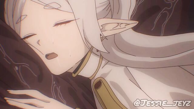 Hentai animation of Yor Forger's captivating foot job skills