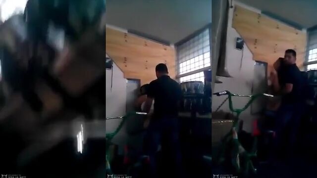 Two hot Latinas were caught by a hidden camera in the street