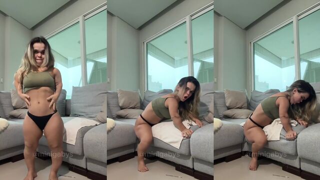 Midget sex with Tiny Texie and Ana Graves in the shower