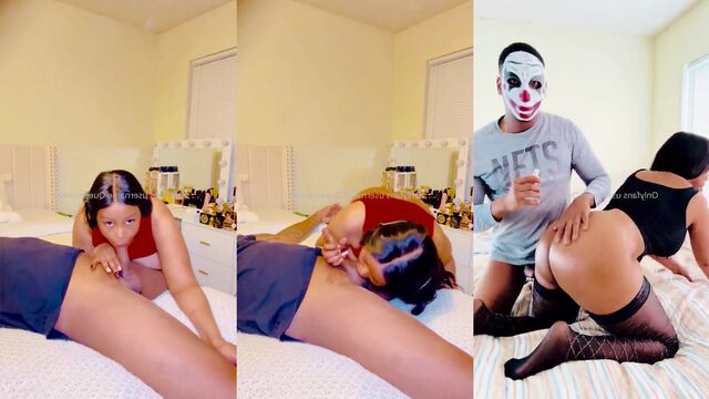 Somali babe showcases her thick booty and gets fucked hard in doggy
