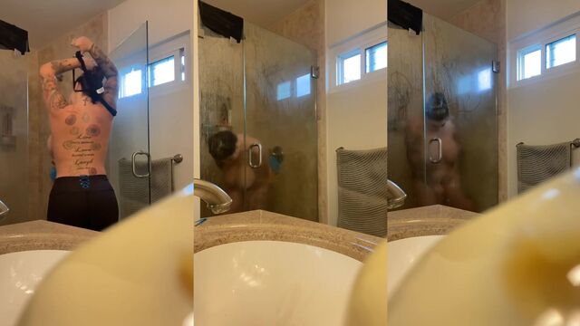 Busty MILF shows off her huge boobs and gets fucked hard