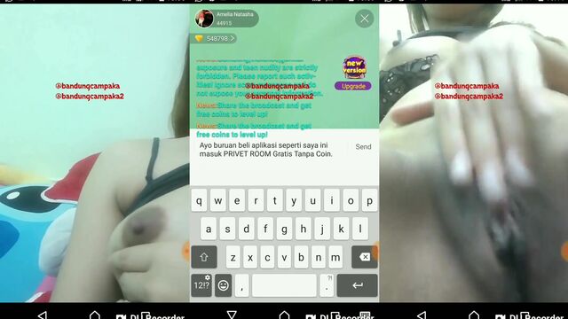 A sexy Malay couple having their first time experience on BigO Live