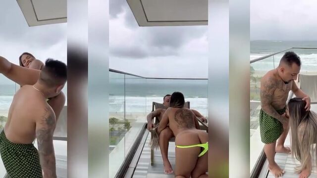 The slutty Argentine is sucking the cock with a lot of desire