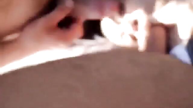 A young and sexy girl was caught exposing herself on the street