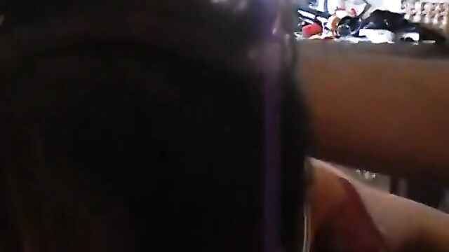 Old grandma gets her face covered with cum in a hot blowbang scene