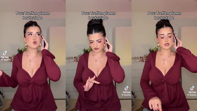 Makeup artist gives a black guy a Deutsche look with big tits