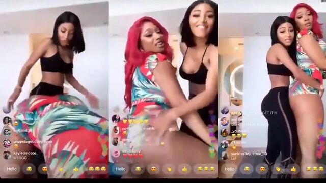 Ebony hottie shows off her awesome twerking skills