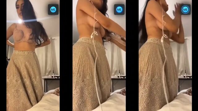 Big tits Indian babe gets her pussy railed by horny dude