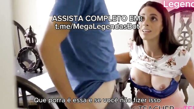 A professorinha de aula particular é muito safada e gostosa