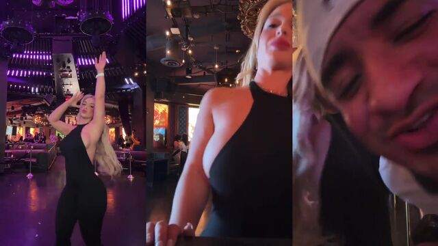 A stranger caught an nipslip during an instalive stream