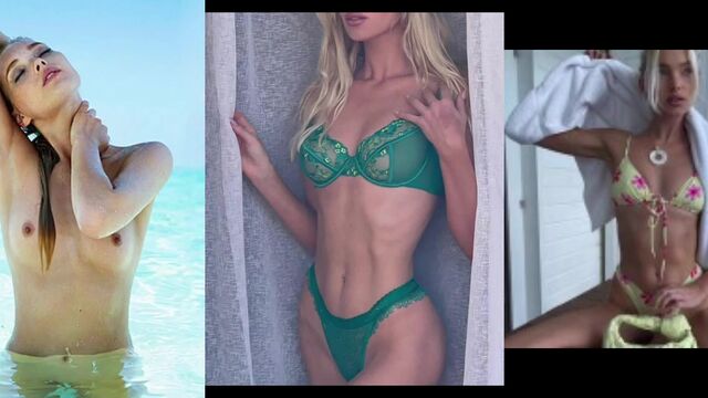 Elsa Hosk shows her best Tits Out during a frozen adventure