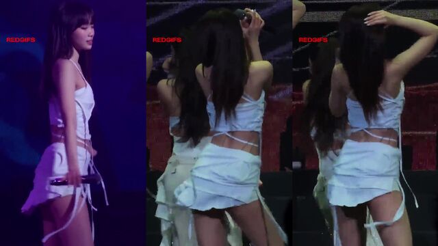 K-pop star Chaewon twerks naked, showcasing her sexy striptease skills in stunning 4K quality