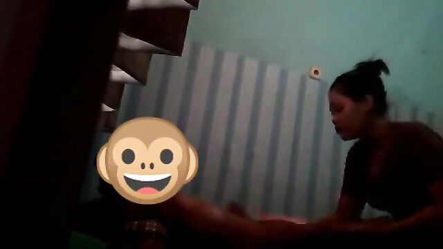 Indonesian beauty gets fucked hard by her handsome masseur in a steamy session