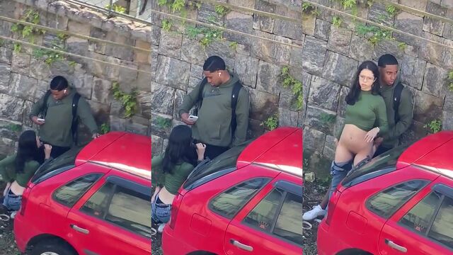 I was caught with a guy who had a big surprise in his pants