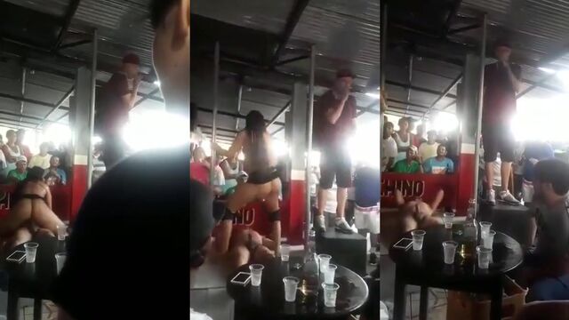 A true voyeur video with a Brazilian prostitute filmed in Puteiro