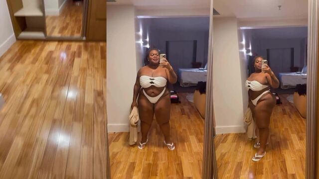 Hot and juicy Brazilian BBW celebrity getting her asshole eaten out