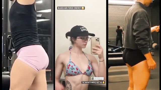 Fitness tribute to a famous backside, FBB style